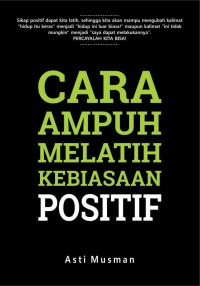 CARA AMPUH MELATIH KEBIASAAN POSITIF
