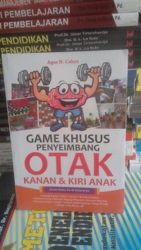 GAME KHUSUS PENYEIMBANG OTAK KANAN & KIRI ANAK