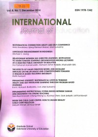 INTERNATIONAL JOURNAL OF EDUCATION
