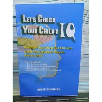 Let's check your childs IQ