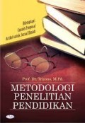 Metodologi penelitian pendidikan