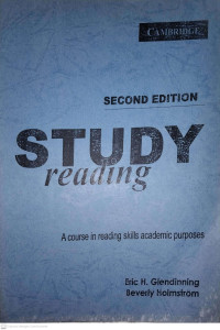 STUDY READNING:A COURSE IN READING SKILLS ACADEMIK PURPOSES