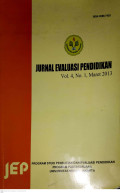 JURNAL  EVALUASI PENDIDIKAN