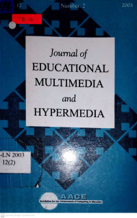 JURNAL OF EDUCATIONAL MULTIMEDIA AND HYPERMEDIA