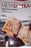 METASASTRA  JURNAL PENELITIAN