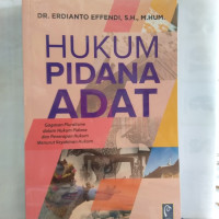 HUKUM PIDANA ADAT