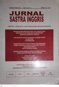 JURNAL SASTRA INGGRIS