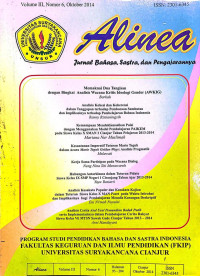 ALINEA: JURNAL BAHASA, SASTRA, DAN PENGAJARANNYA