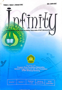 INFINITY: JURNAL ILMIAH PROGRAM STUDI PENDIDIKAN MATEMATIKA STKIP SILIWANGI BANDUNG