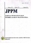 JPPM: JURNAL PENELITIAN DAN PEMBELAJARAN MATEMATIKA
