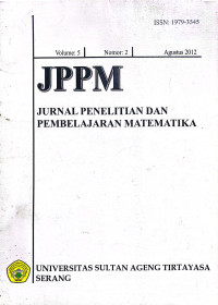 JPPM: JURNAL PENELITIAN DAN PEMBELAJARAN MATEMATIKA