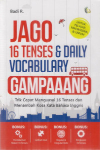 JAGO 16 TENSES & DAILY VOCABULARY GAMPAAANG