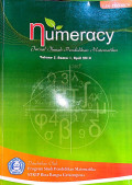 NUMERACY: JURNAL ILMIAH PENDIDIKAN MATEMATIKA