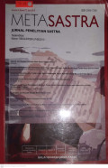 METASASTRA JURNAL PENELITIAN SASTRA