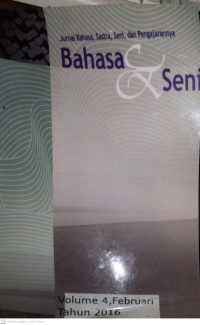 JURNAL BAHASA & SENI