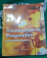 Image of Introduction to pragmatics