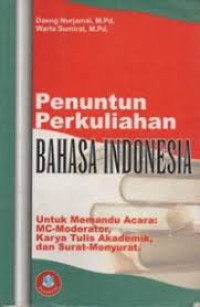 Image of Penuntun Perkuliahan Bahasa Indonesia
