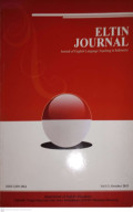 ELTIN JOURNAL OF ENGLISH LANGUAGE TEACHING