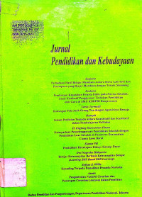 JURNAL PENDIDIKAN DAN KEBUDAYAAN