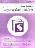 JURNAL PENDIDIKAN BAHASA DAN SASTRA