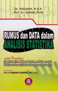 RUMUS DAN DATA DALAM ANALISIS STATISTIKA